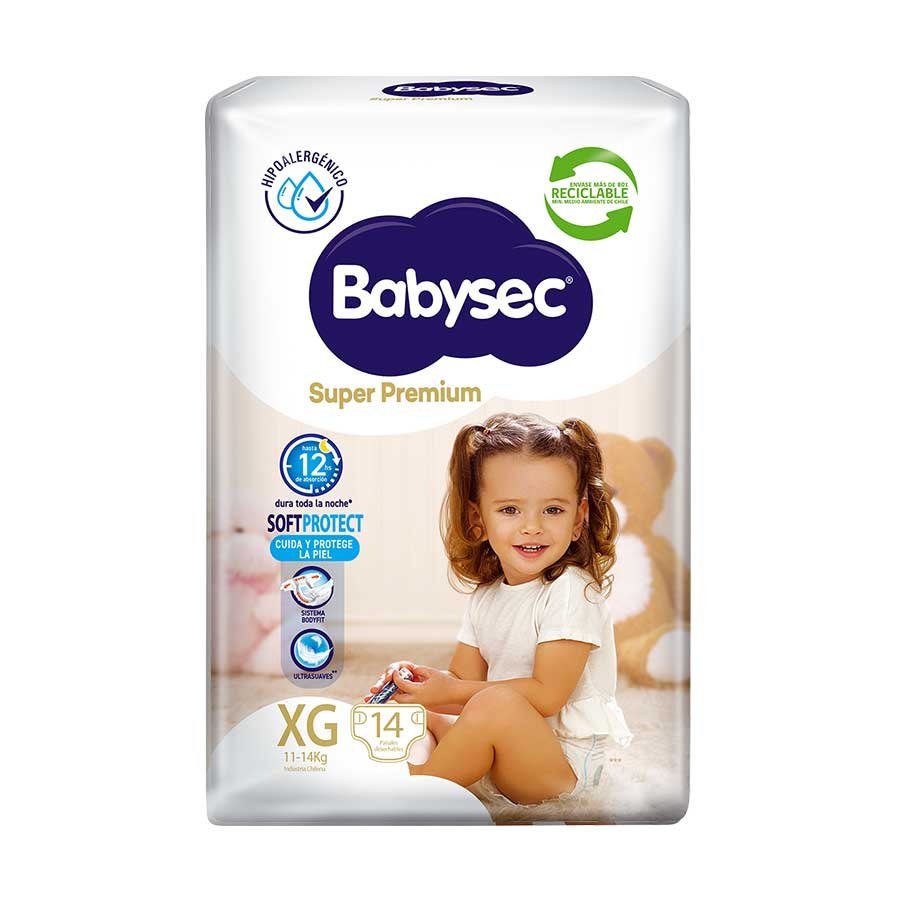 PAÑALES SUELTOS BABYSEC PREMIUM XG