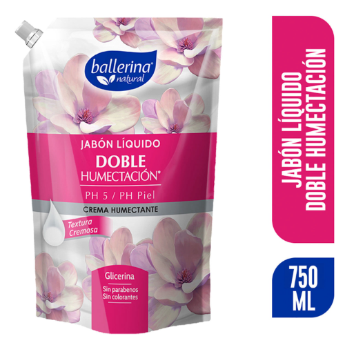 JABON LIQUIDO BALLERINA HUMECTANTE 750 ML