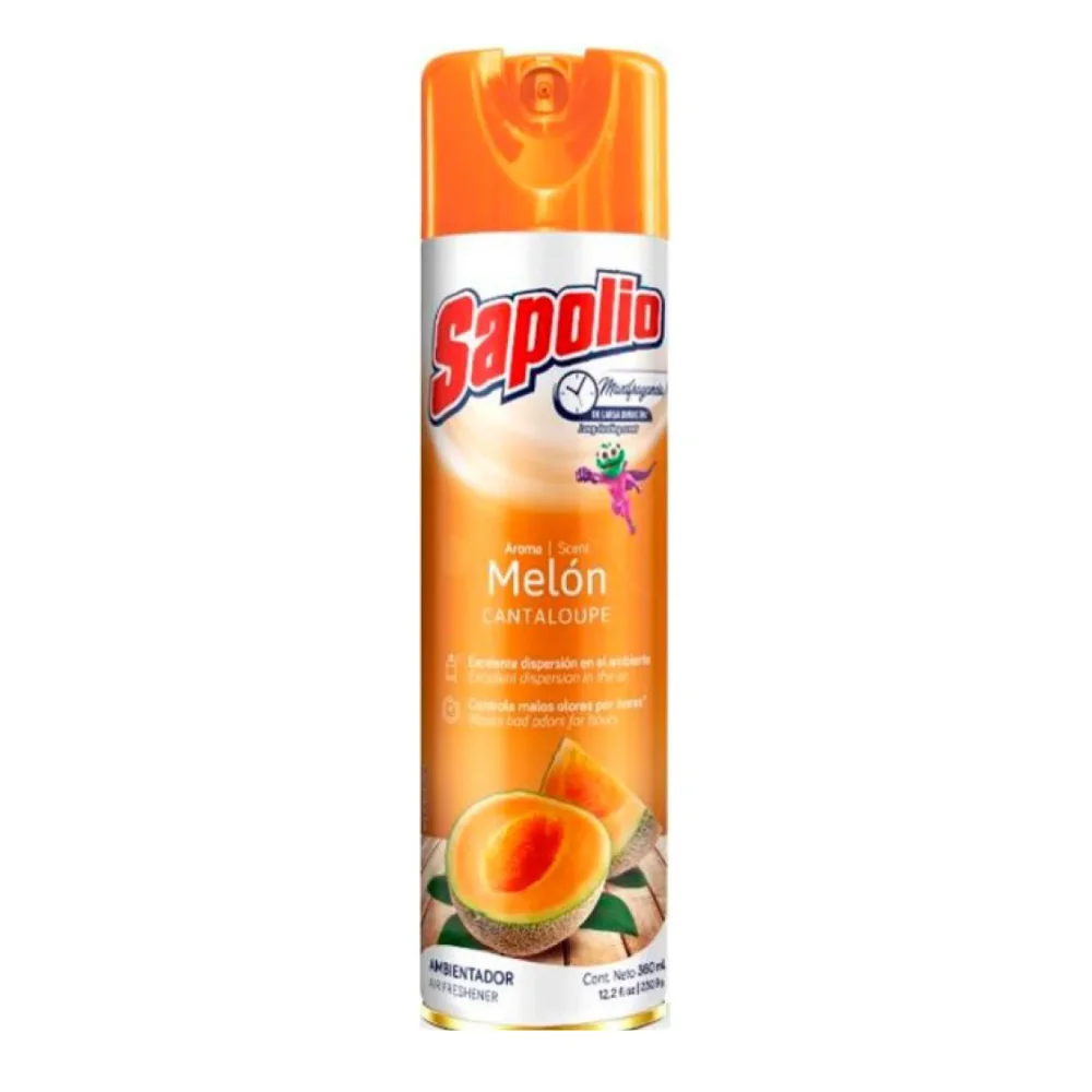 DESODORANTE AMBIENTAL SAPOLIO AROMA MELON CANTALOUPE 360CC
