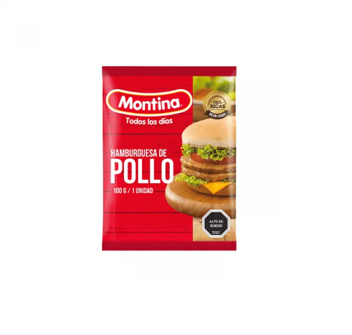 HAMBURGUESA MONTINA  POLLO 100GR