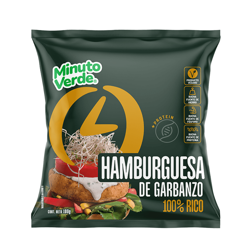 VEGANA HAMBURGUESA GARBANZO 100GR