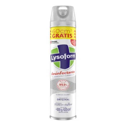 DESINFECTANTE EN AEROSOL LYSOFORM ORIGINAL 420ML
