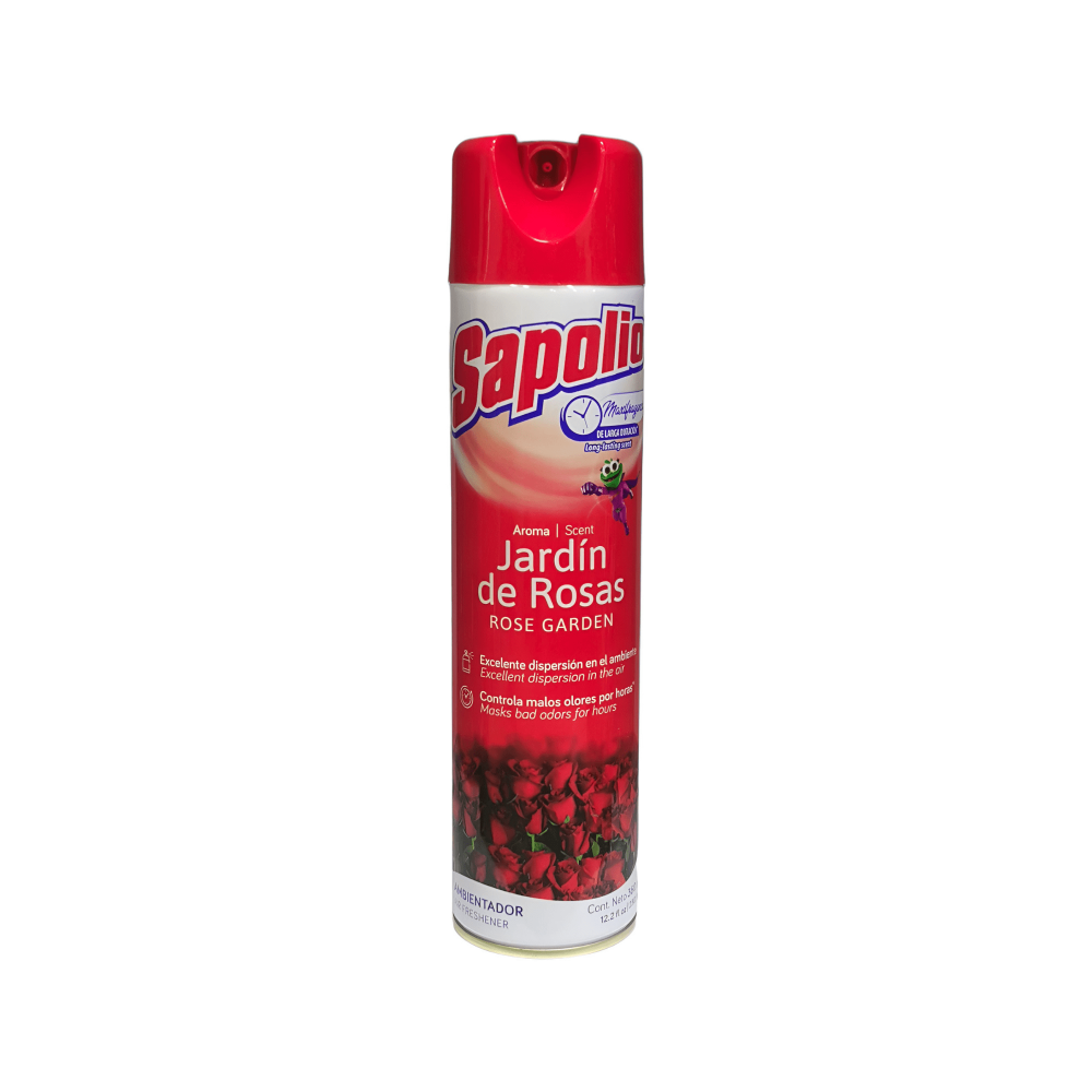 DESODORANTE AMBIENTAL SAPOLIO AROMA  JARDIN DE ROSAS 360CC