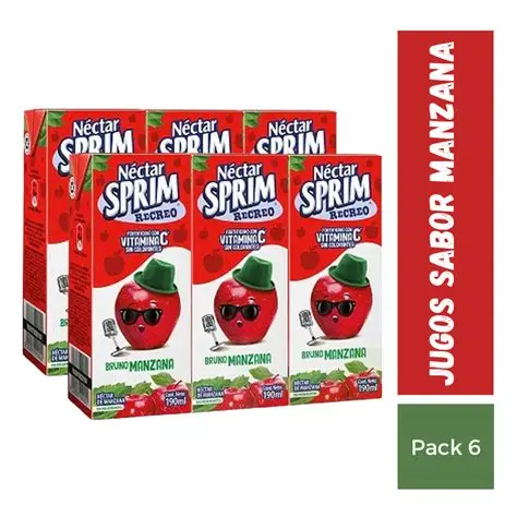 NECTAR SPRIM MANZANA 190ML