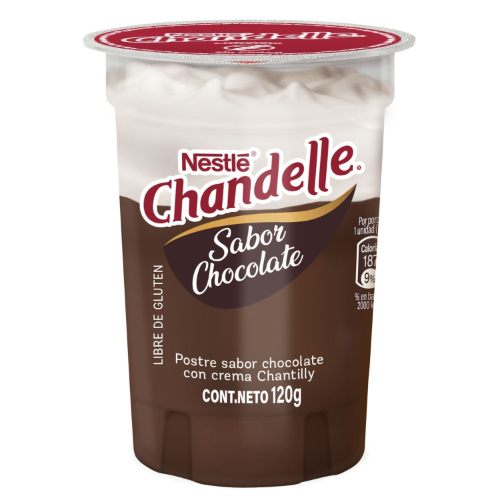 POSTRE CHANDELLE SABOR CHOCOLATE NESTLE 120GR