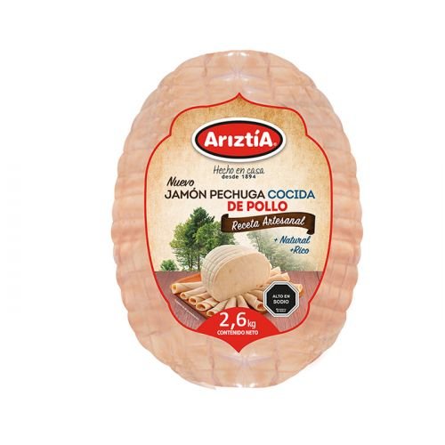 PECHUGA COCIDA DE POLLO 2.6KG