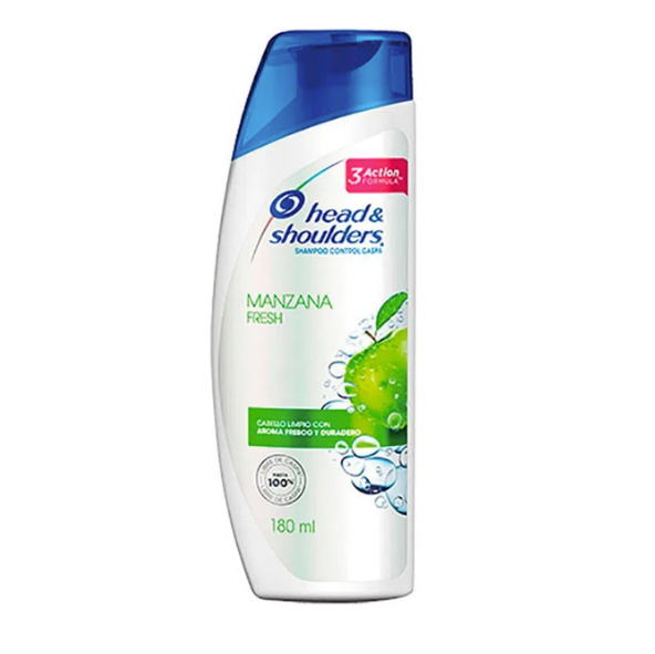 SHAMPOO HEAD & SHOULDERS MANZANA FRESH 180ML