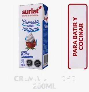 CREMA DE LECHE SURLAT 200 GR