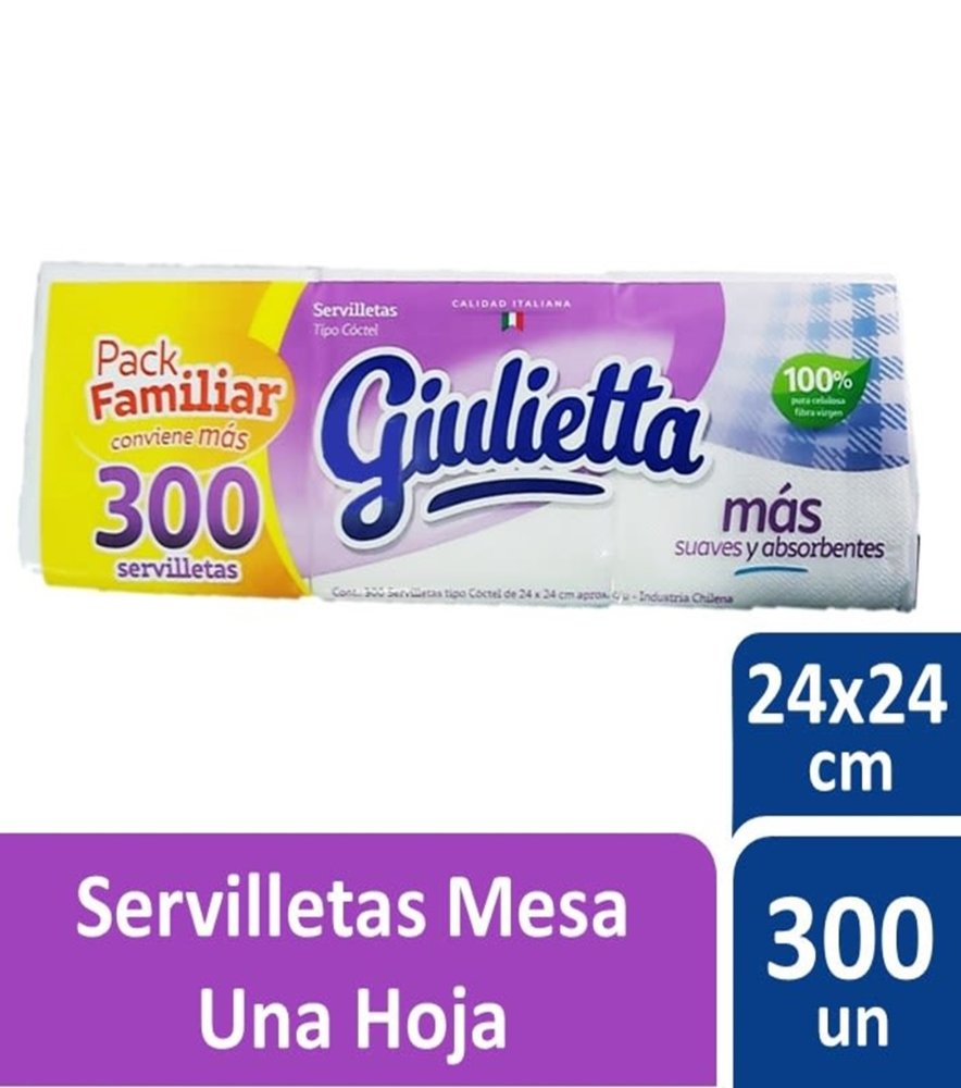 SERVILLETA GIULIETTA 300UN