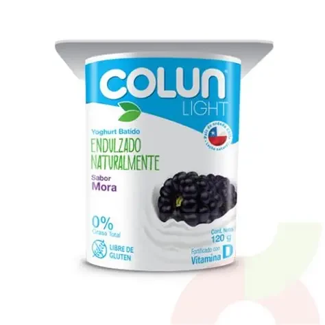 YOGURT COLUN LIGHT SIN LACTOSA MORA 120GR
