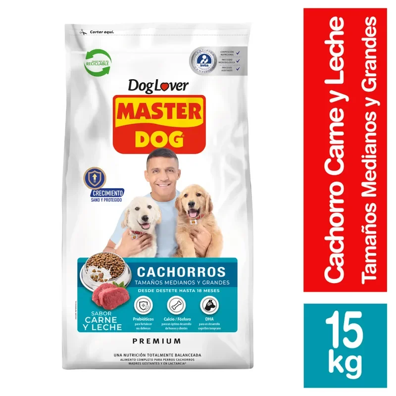 ALIMENTOS DE MASCOTAS CACHORRO MASTER DOG