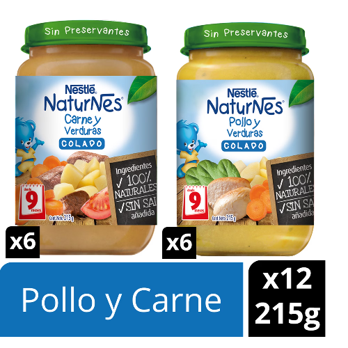 COLADO POLLO Y VERDURAS NESTLE 205GR