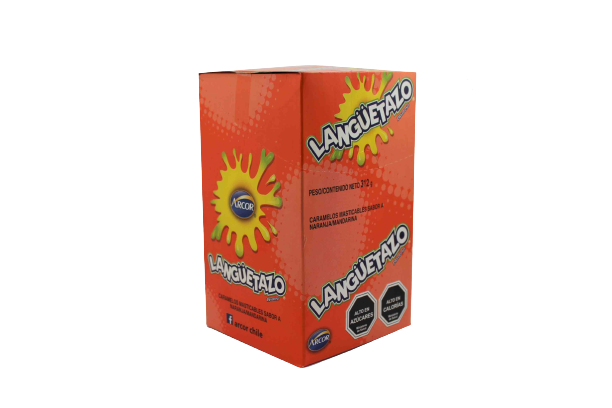 LANGUETAZO NARANJA 13GR 4X1000