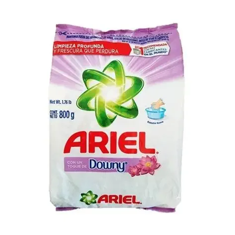 DETERGENTE EN POLVO ARIEL DOWNY 400GR