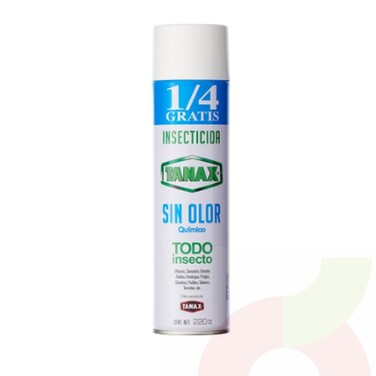 INSECTICIDA TANAX SIN OLOR TODO INSECTO 220 CC.