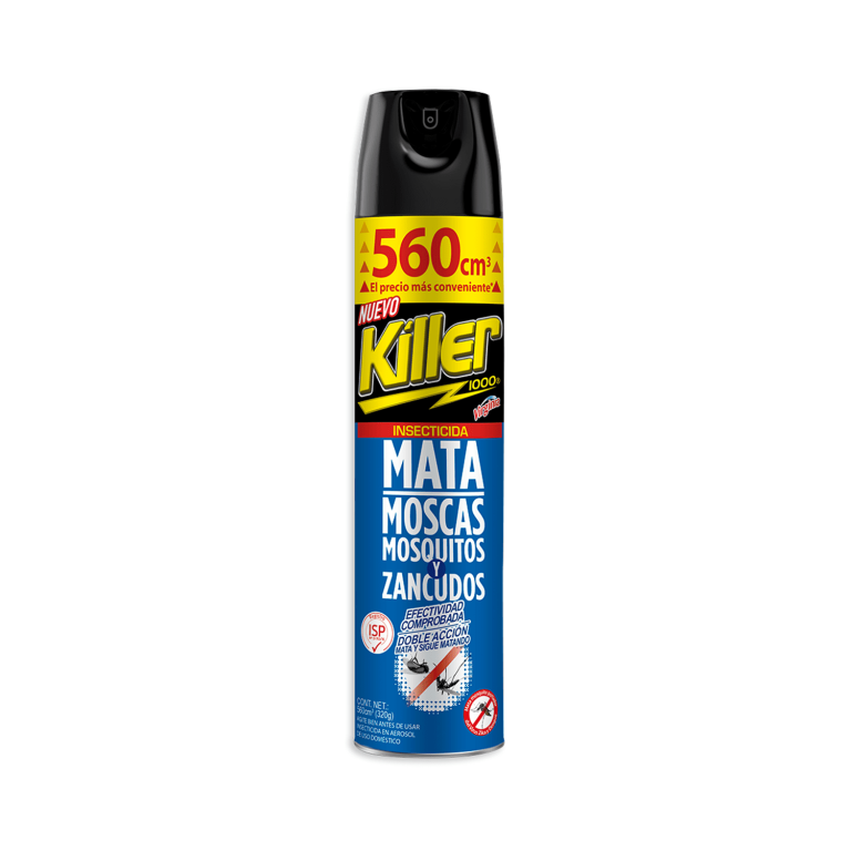 INSECTICIDA KILLER MATA MOSCAS MOSQUITOS Y ZANCUDOS 560CMS