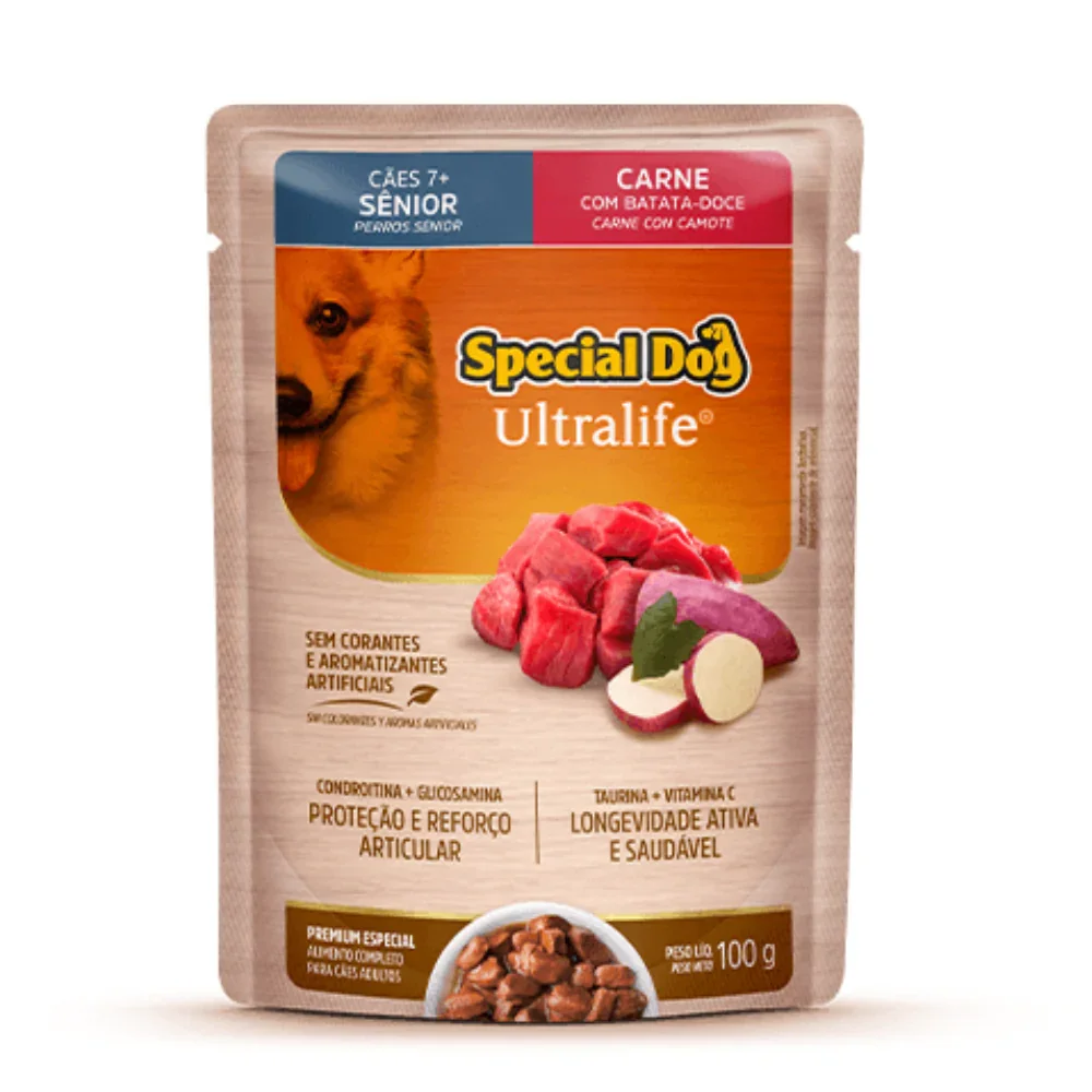 ALIMENTO DE MASCOTAS SOBRE DOG SENIOR CARNE 100GR
