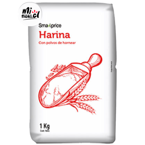 Harina Smart Price Con Polvo de Hornear 1kg