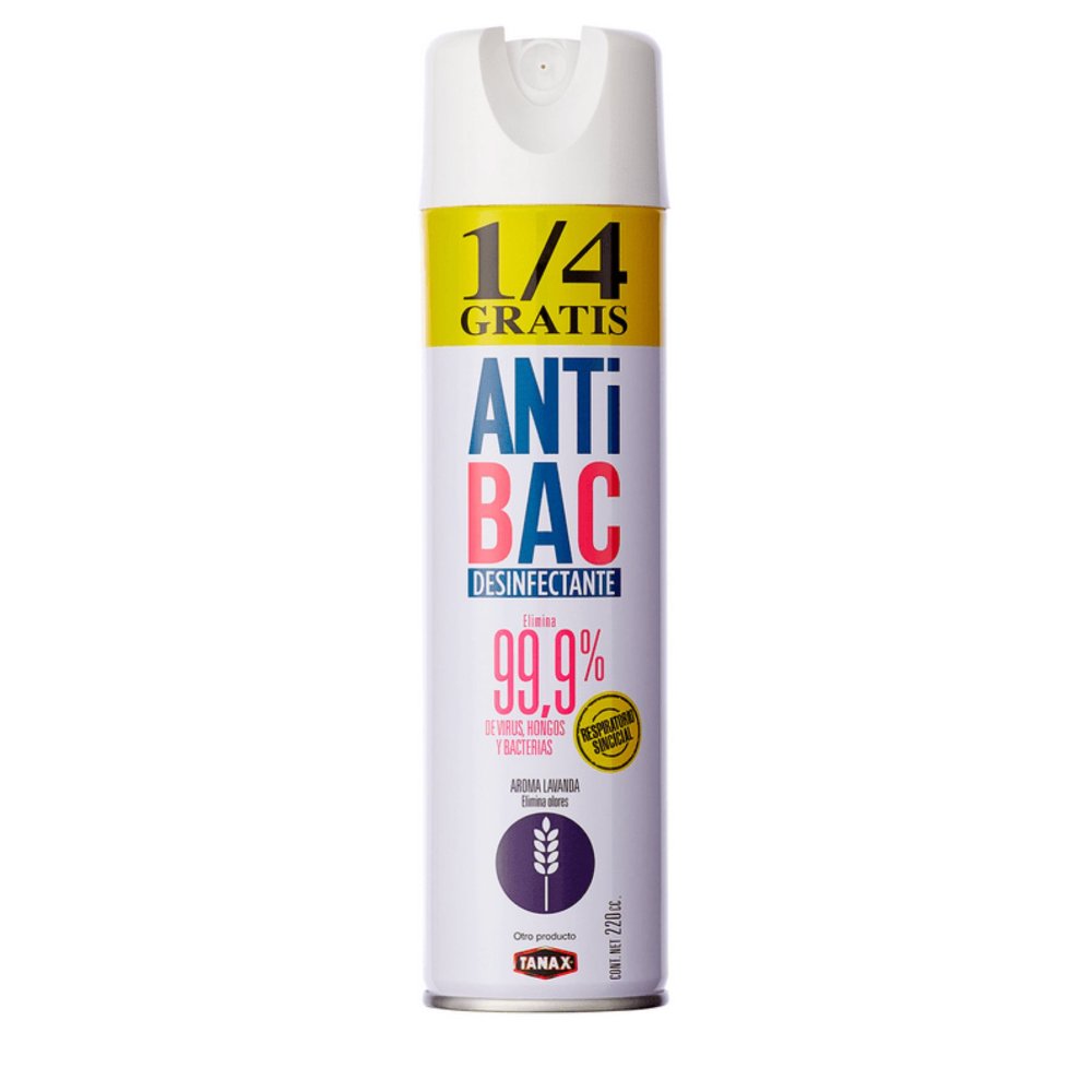 DESINFECTANTE ANTIBAC AROMA LAVANDA 220CC