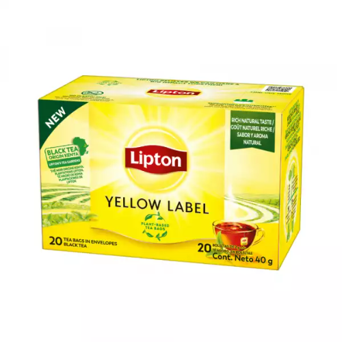 TE NEGRO LIPTON YELLOW LABEL 40GR
