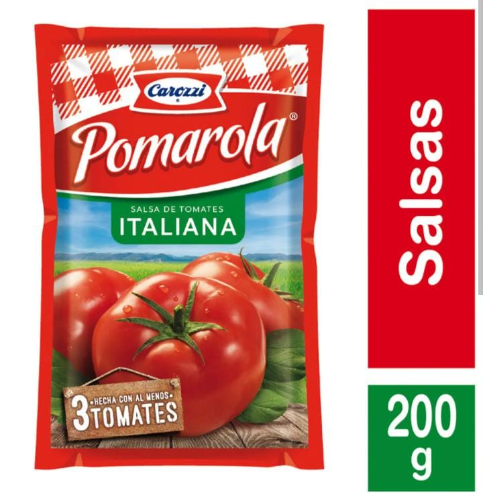 SALSA DE TOMATE POMAROLA 200GR