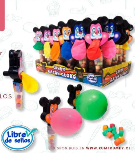 DULCE RATON GLOBO MABU