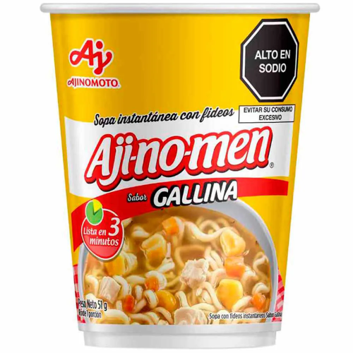 SOPA AJINOMEN VASO GALLINA 51GR