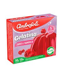 GELATINA FRAMBUESA AMBROSOLI 50GR