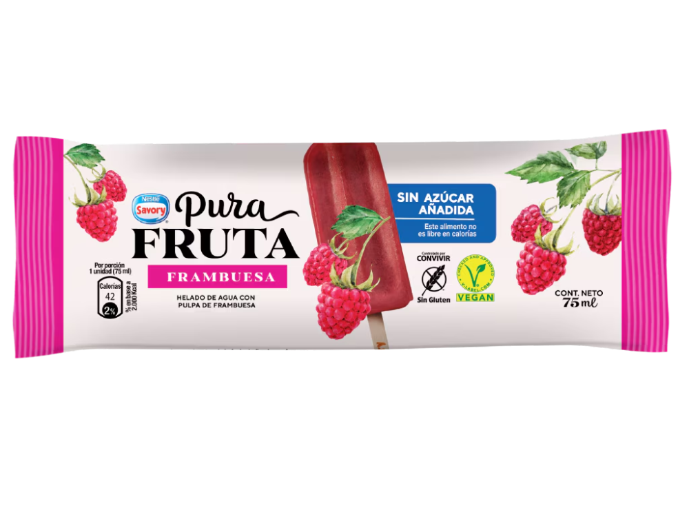 SAVORY HELADO PURA FRUTAS