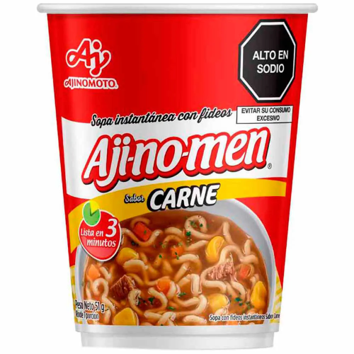 SOPA AJINOMEN VASO CARNE 51GR