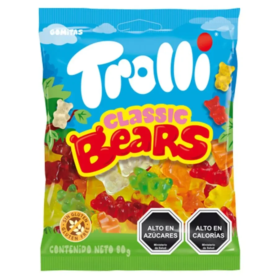 GOMITAS TROLLI BEARS 80GR