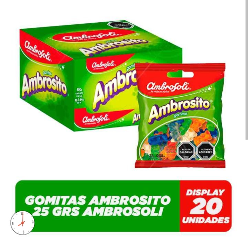 GOMITAS AMBROSITO  25GR