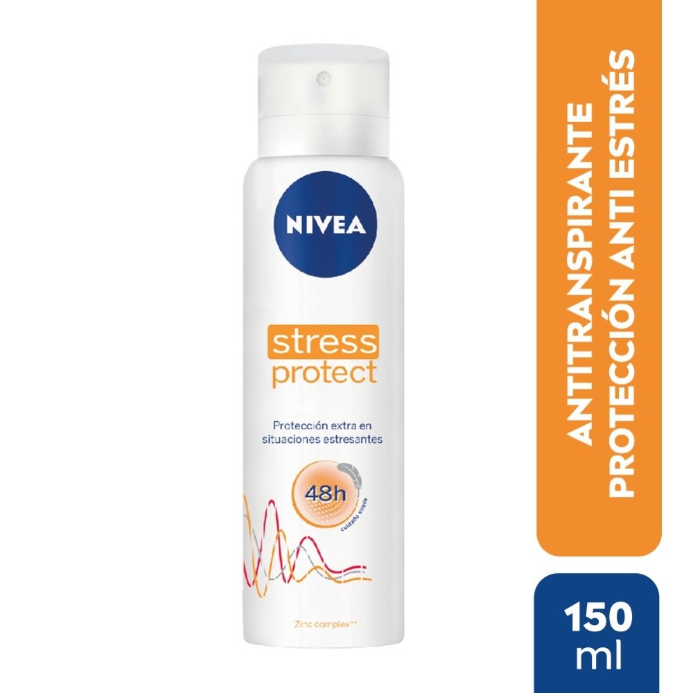 DESODORANTE NIVEA MUJER SPRAY  STRESS PROTECT 150ML