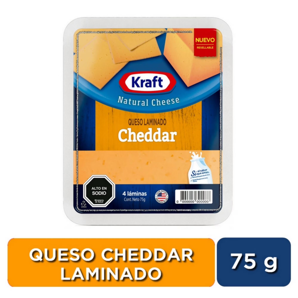 QUESO CHEEDDAR KRAFT 75GR
