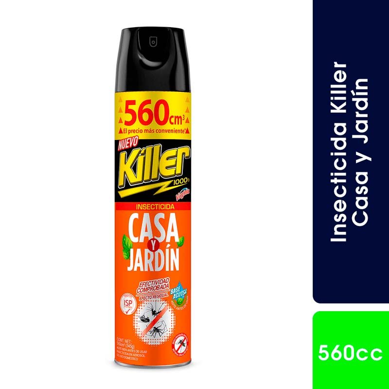 INSECTICIDA KILLER CASA Y JARDIN  560CMS