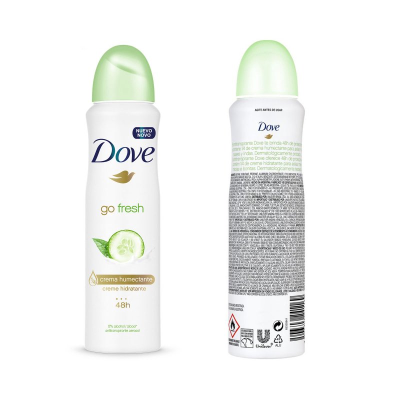 DESODORANTE DOVE  ANTIAEROSOL WOMEN SPRAY GO FRESH 150ML