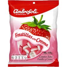 GOMITAS FRUTILLAS A LA CREMA 25G