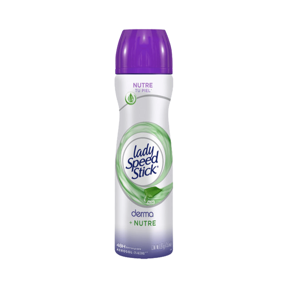 DESODORANTE LADY SPEED STICK DERMA  NUTRE ALOE SPRAY X 15OML