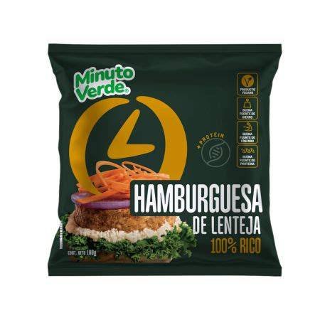 VEGANA HAMBURGUESA LENTEJAS 100GR
