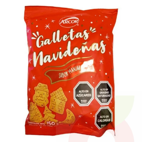 GALLETAS NAVIDENIAS SANTA ROJA 150GR