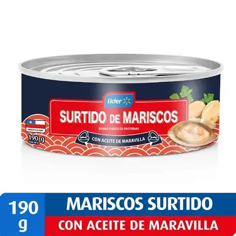 MARISCOS  SURTIDO AL NATURAL 100GR