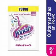 VANISH  EN POLVO QUITAMANCHAS ROPA BLANCA 30GR