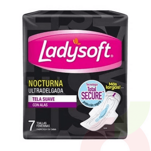 TOALLA IGIENICA LADYSOFT ULTRADELGADA NOCHE X7