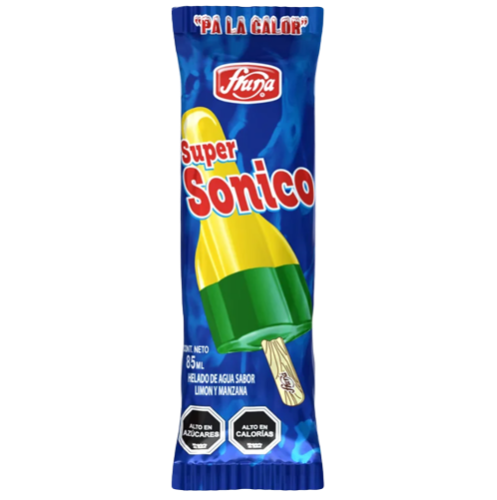 HELADO SUPER SONICO  L/M   3 X 1100  PESOS