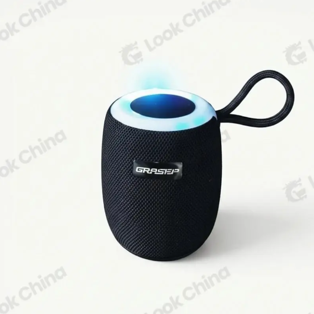 Caixa de Som Portátil Bluetooth com Luz LED e Rádio FM