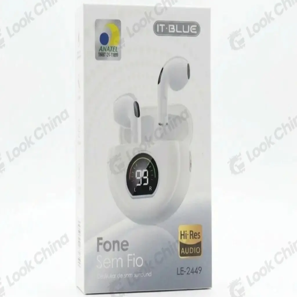 Fone de Ouvido Sem Fio Bluetooth