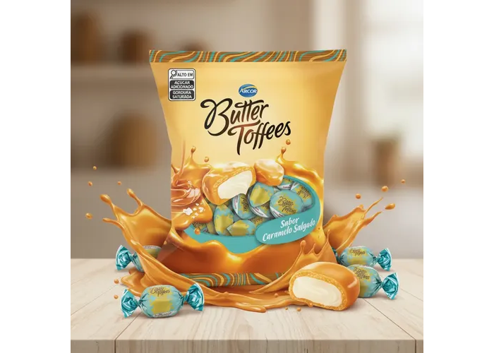 Bala Butter Caramelo Salgado