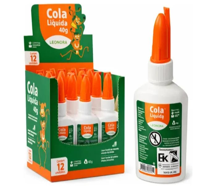 Cola Branca 40g Líquida Leoeleo