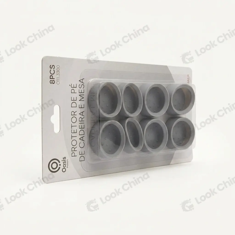 Kit 8 Protetores de Silicone para Pés de Cadeira e Mesa