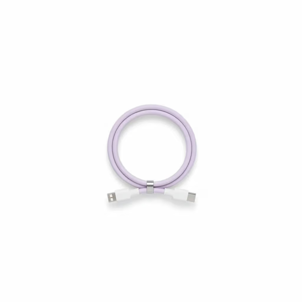 Cabo de Dados e Carregamento USB para Tipo C Emborrachado